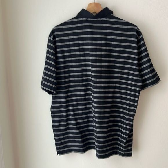 Nike Tiger Woods Collection Classic Black Striped Polo Large - Picture 2 of 8